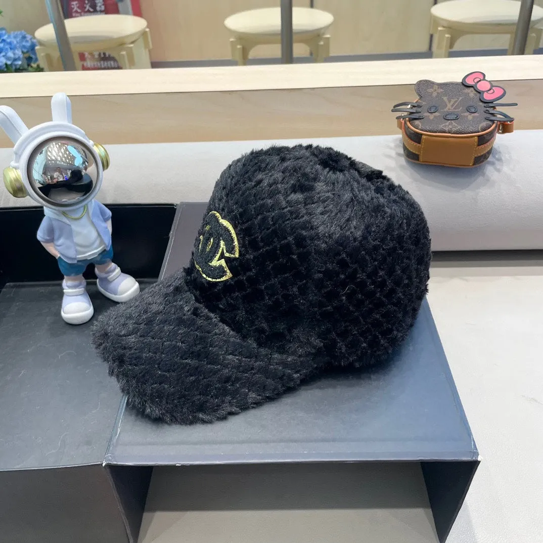 Baseball Cap In Black Fleece 431371 view 2