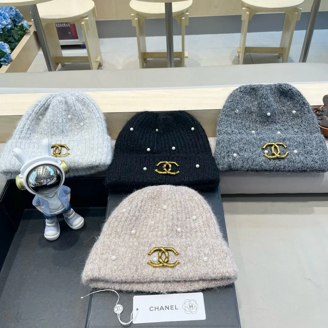 Beanie Hat In Shark Gray Wool 430083 view 8
