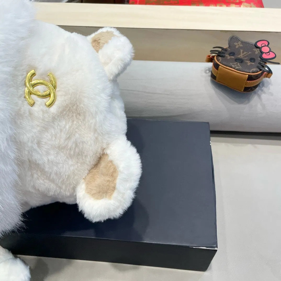Beanie Hat In White Lamb Fur 426240 view 5
