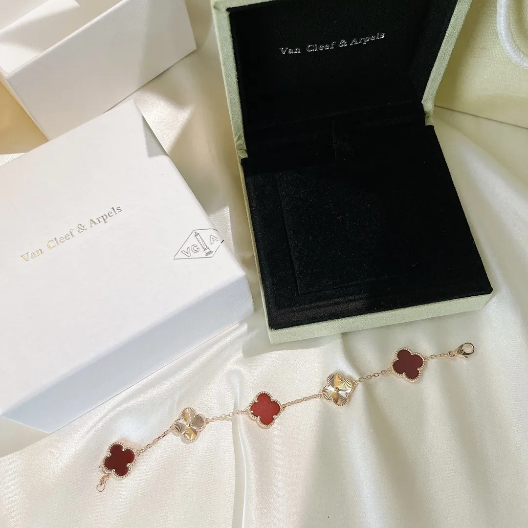 Cartier Jewelry Alhambra Clover Bracelet Red - Certified Pre-Owned Luxury
