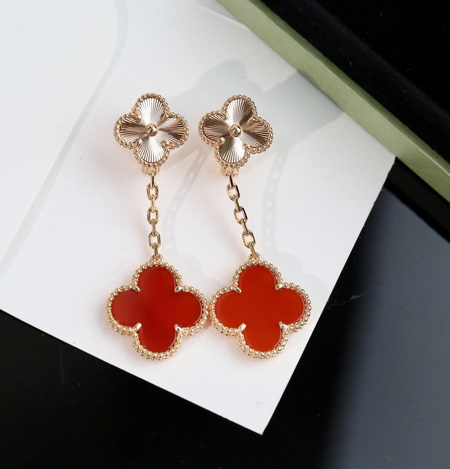 Alhambra Double Flower Earrings view 2