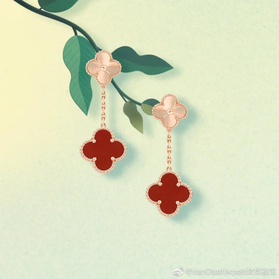 Alhambra Double Flower Earrings view 6