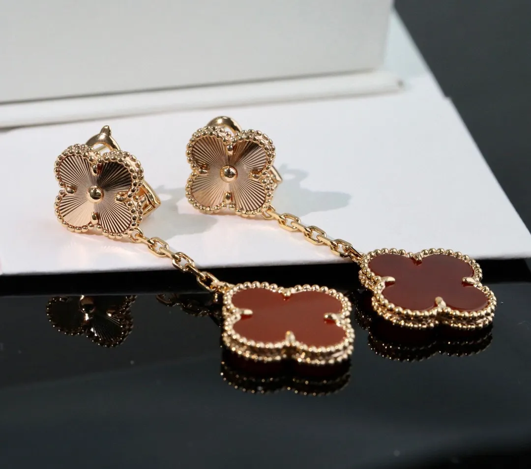 Alhambra Double Flower Earrings view 7