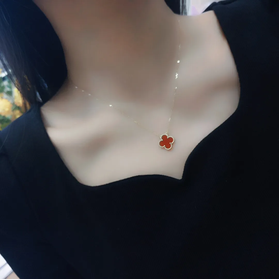 Alhambra Red Cornelian Necklace view 6