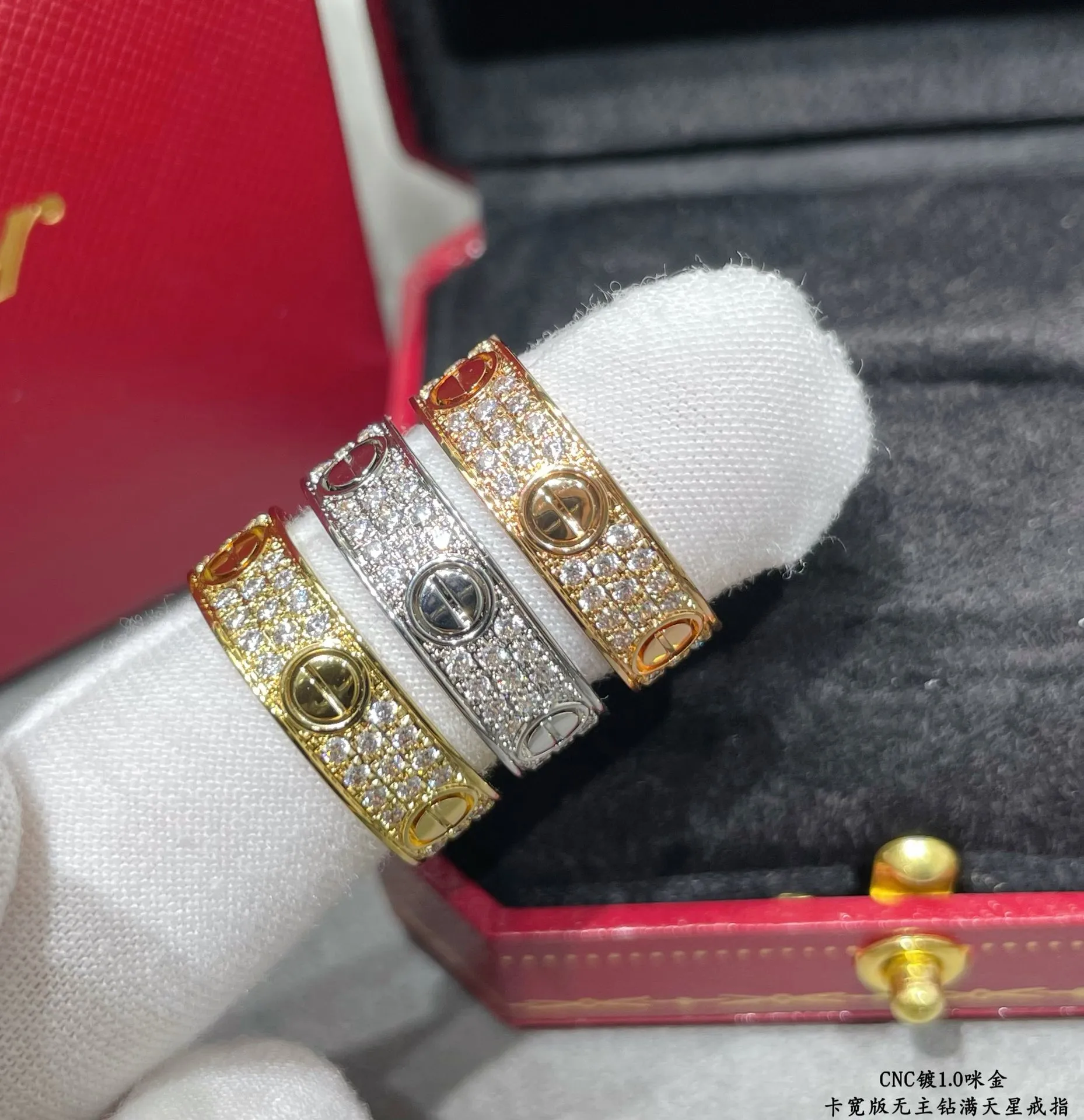 All-Stone Wide Ring view 2