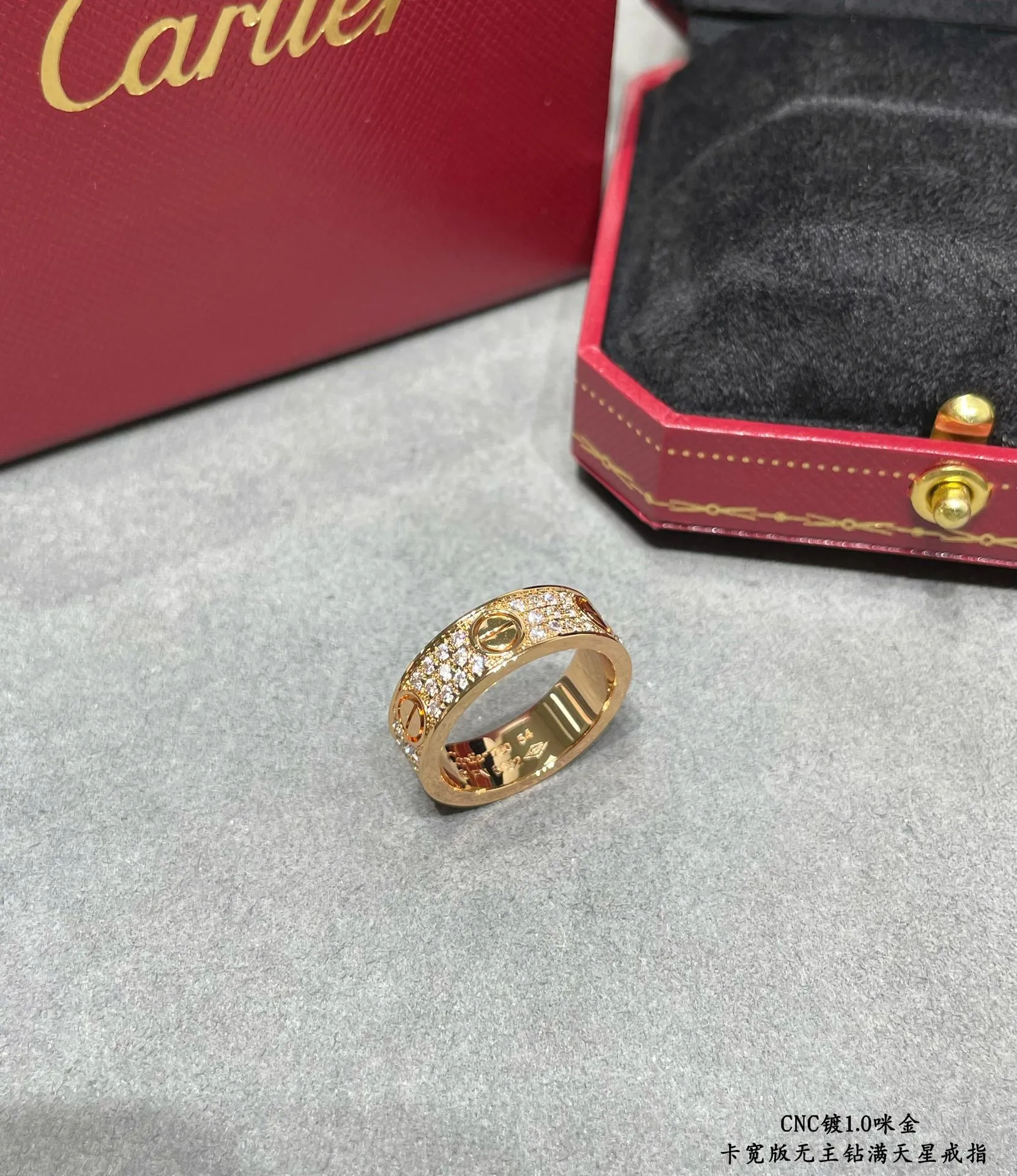 All-Stone Wide Ring view 5