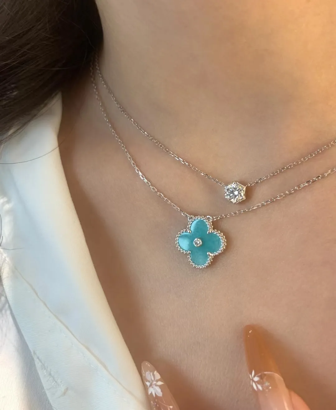 Amazonite Statement Necklace view 2