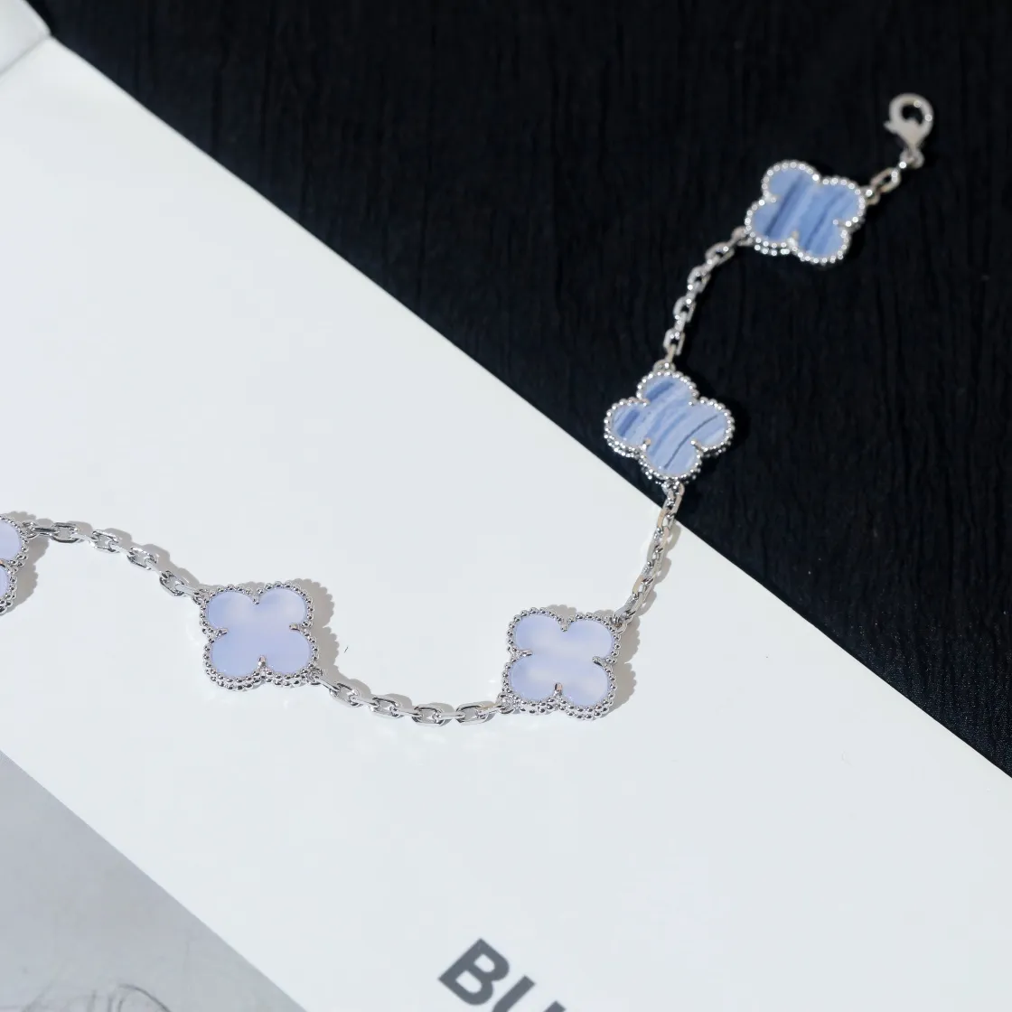 Amethyst Five-Flower Bracelet view 4