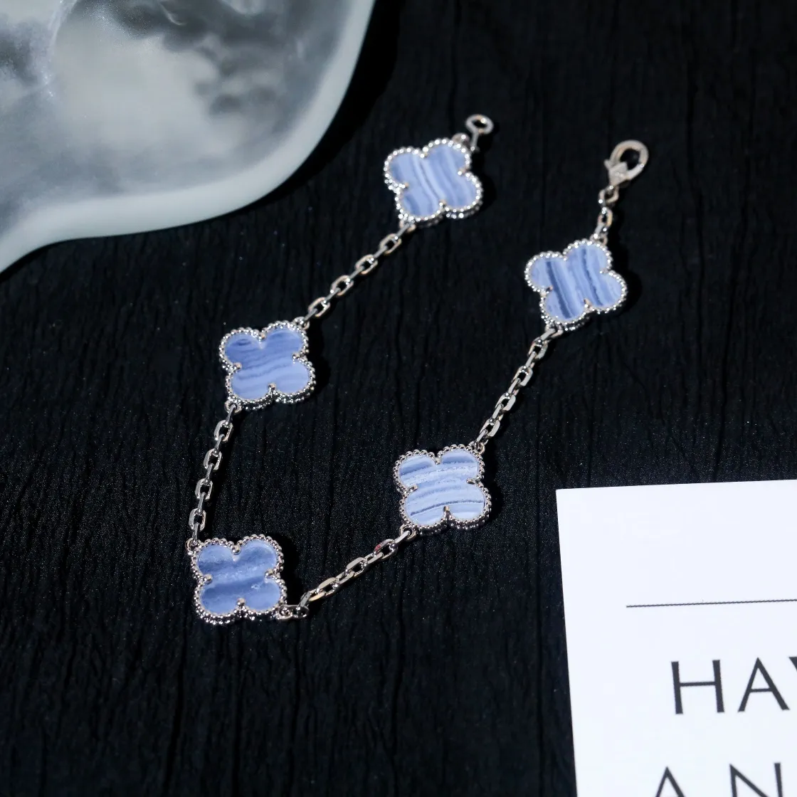 Amethyst Five-Flower Bracelet view 6