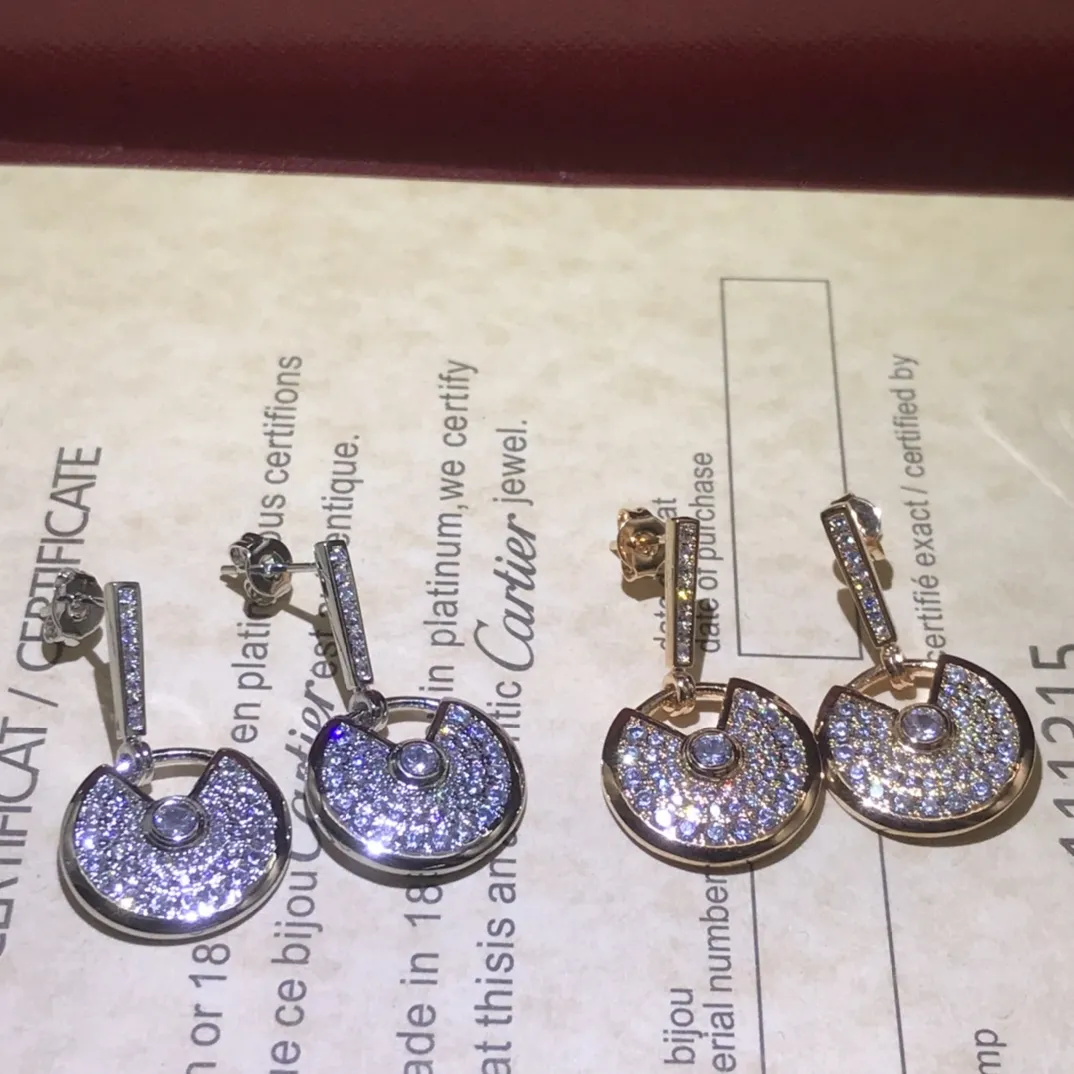 Amulet Diamond Earrings view 3