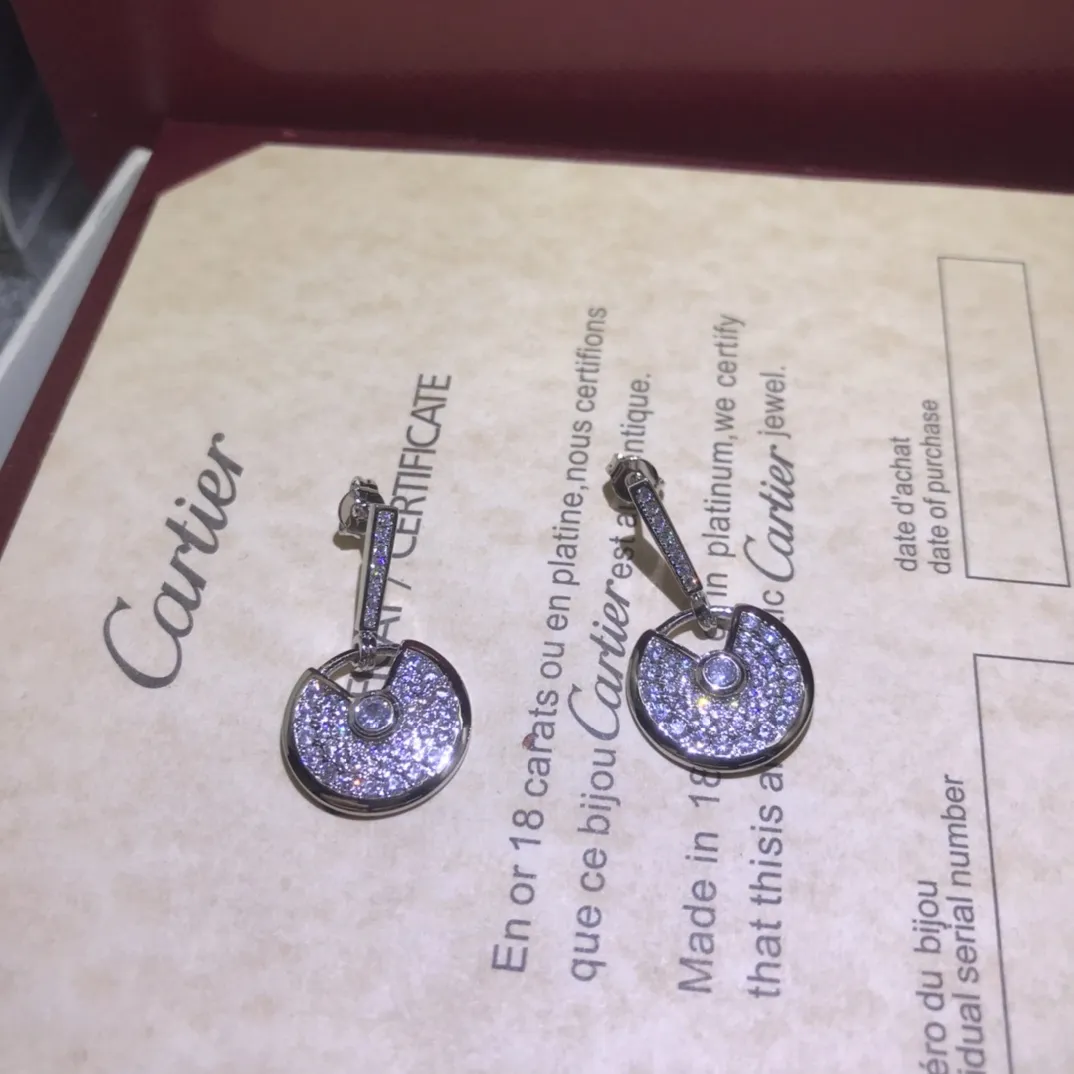 Amulet Diamond Earrings view 4