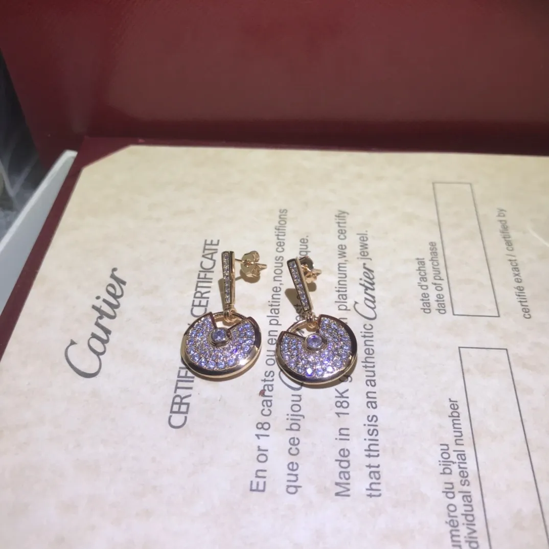 Amulet Diamond Earrings view 5