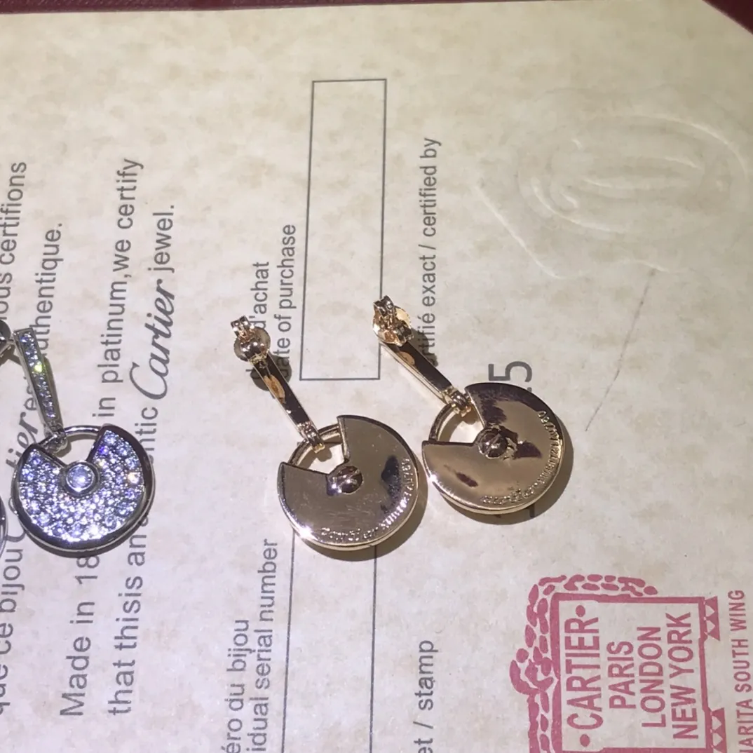 Amulet Diamond Earrings view 6