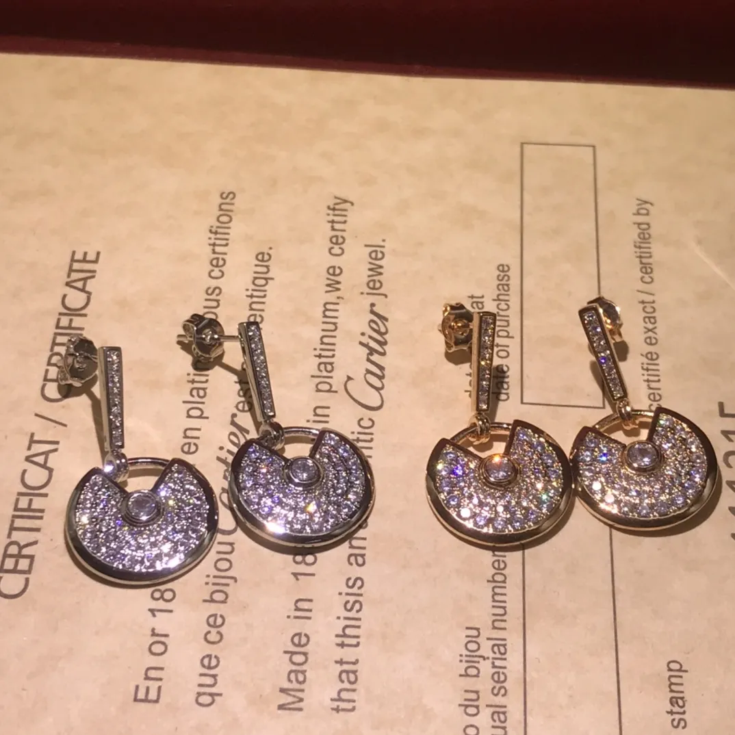 Amulet Diamond Earrings view 7