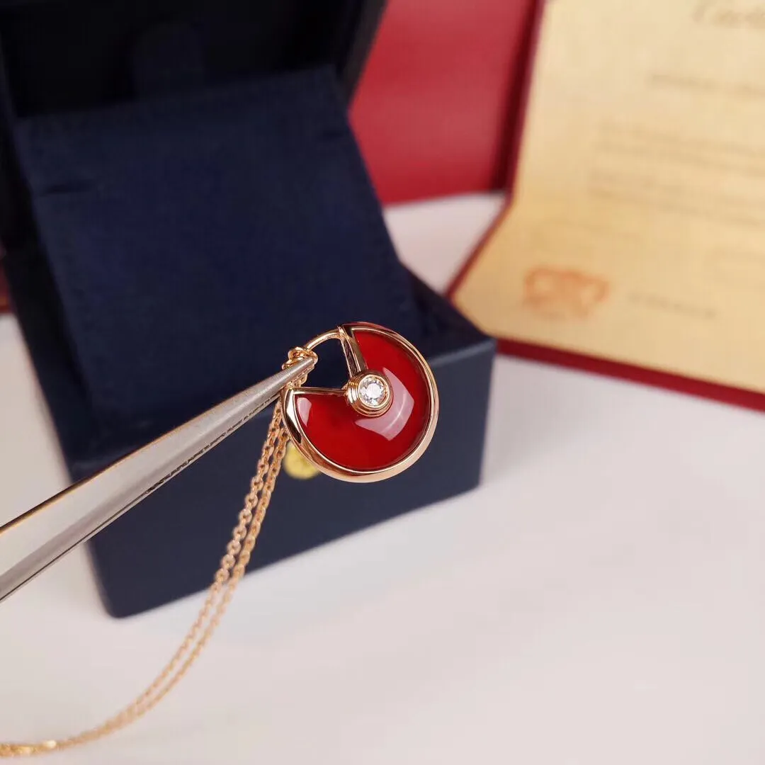 Amulette Necklace Red Agate view 2