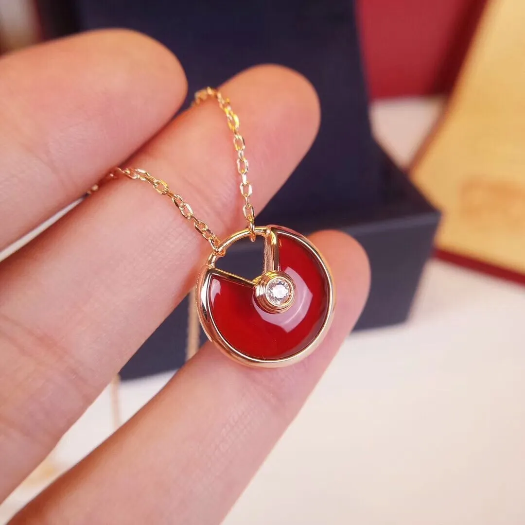 Amulette Necklace Red Agate view 3