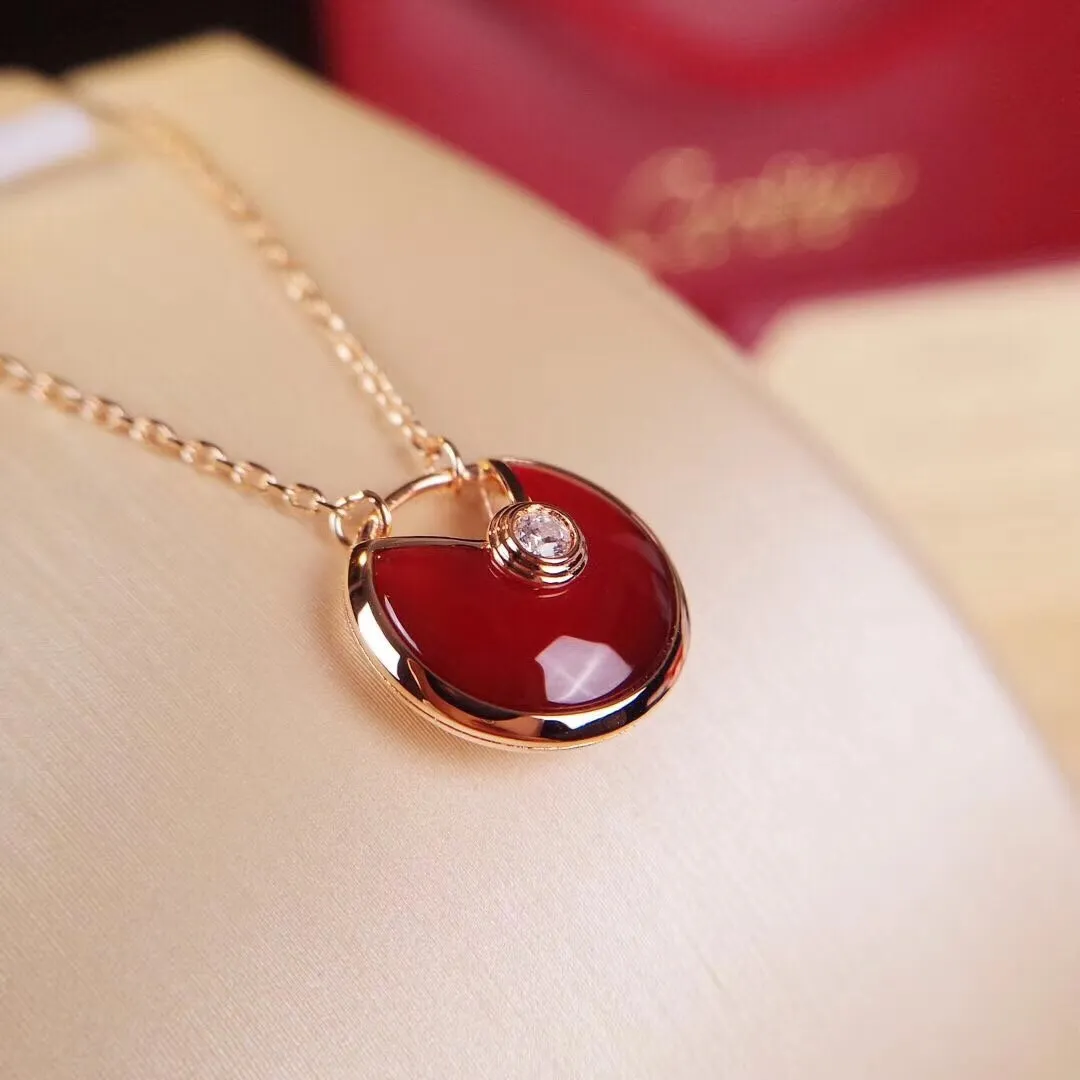 Amulette Necklace Red Agate view 4