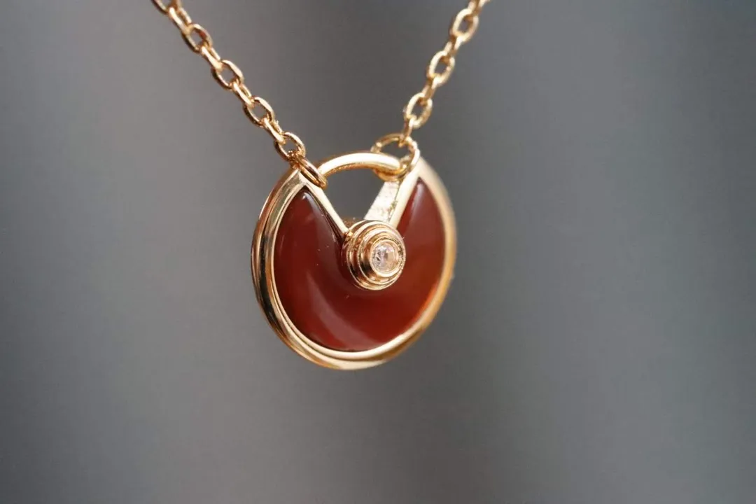 Amulette Red Agate Necklace view 4