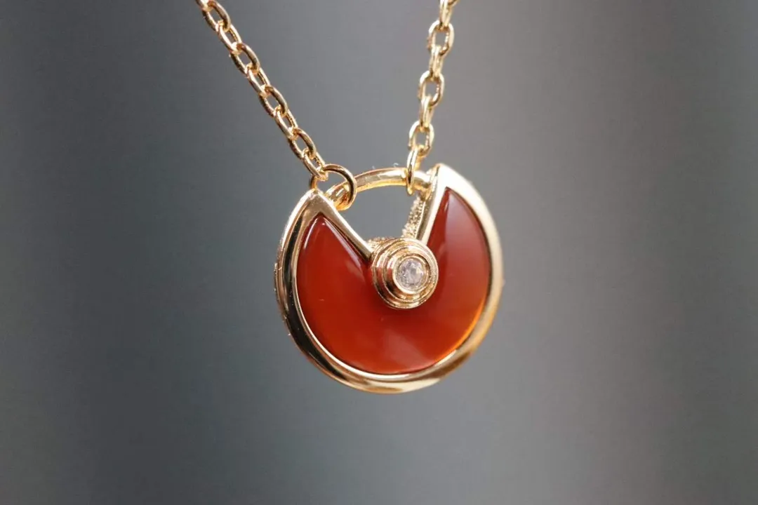 Amulette Red Agate Necklace view 5