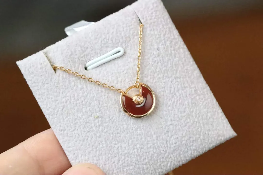 Amulette Red Agate Necklace view 7
