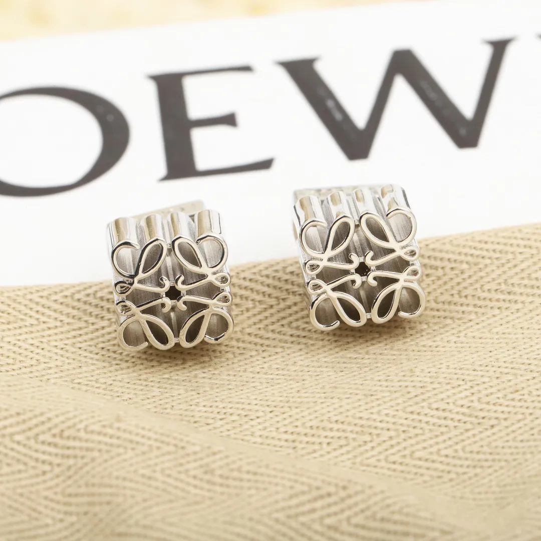 Anagram Diamond Stud Earrings view 4