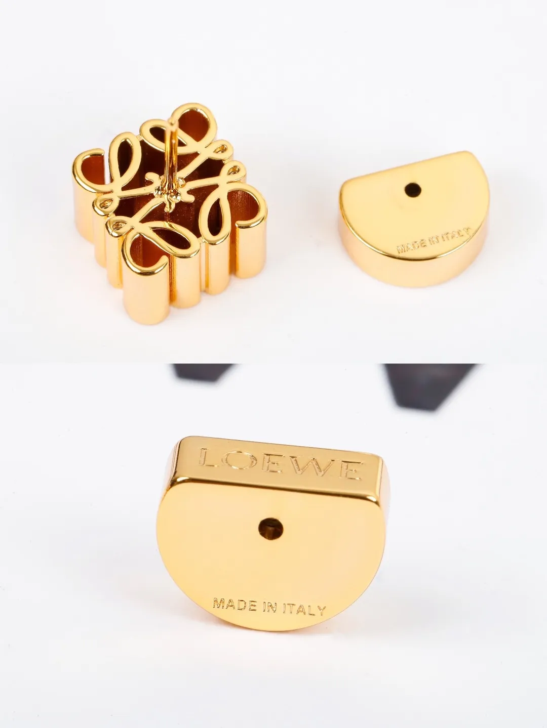 Anagram Diamond Stud Earrings view 7