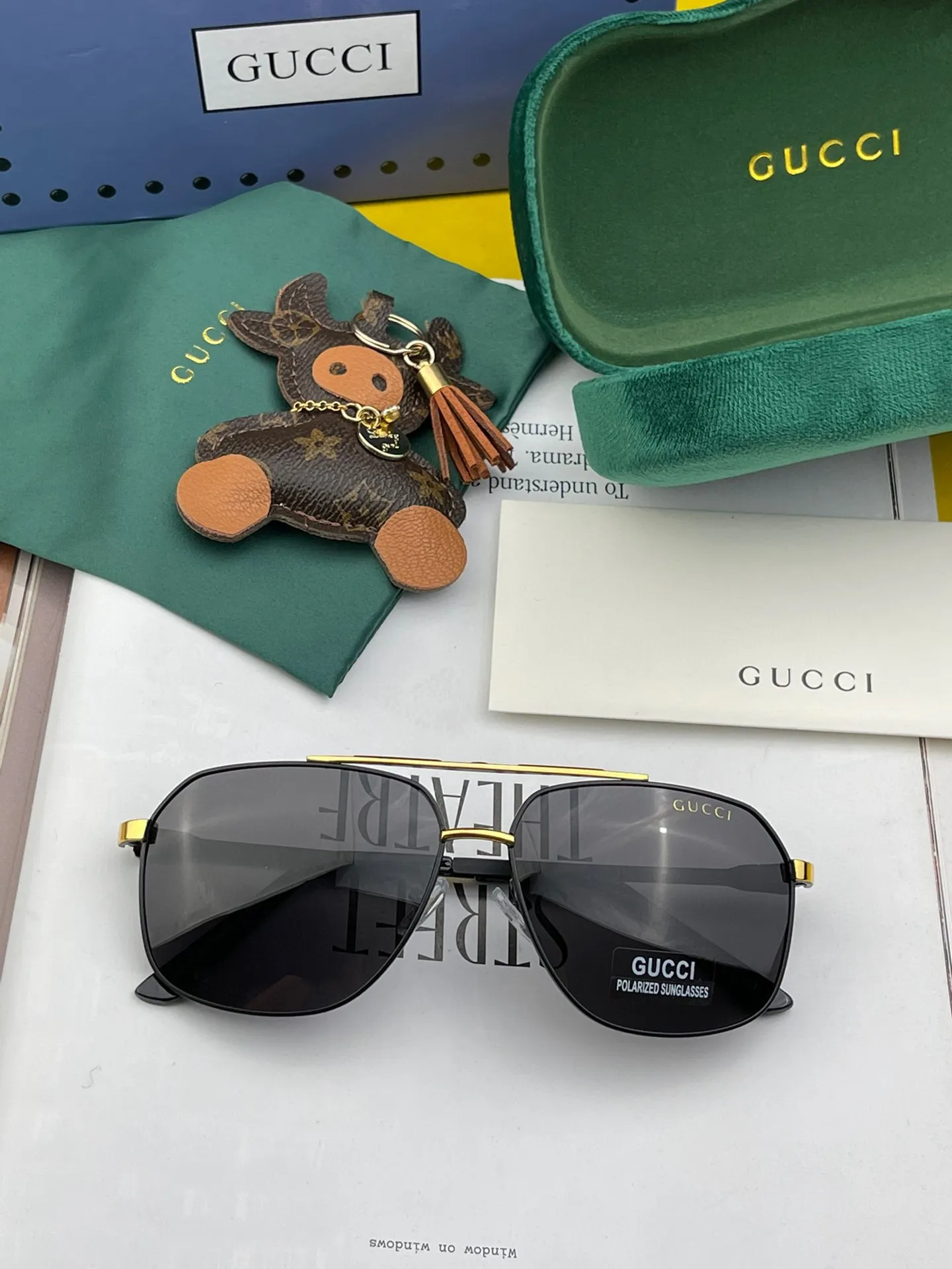 Gucci Ace Sunglasses [DGB8BA] view 3