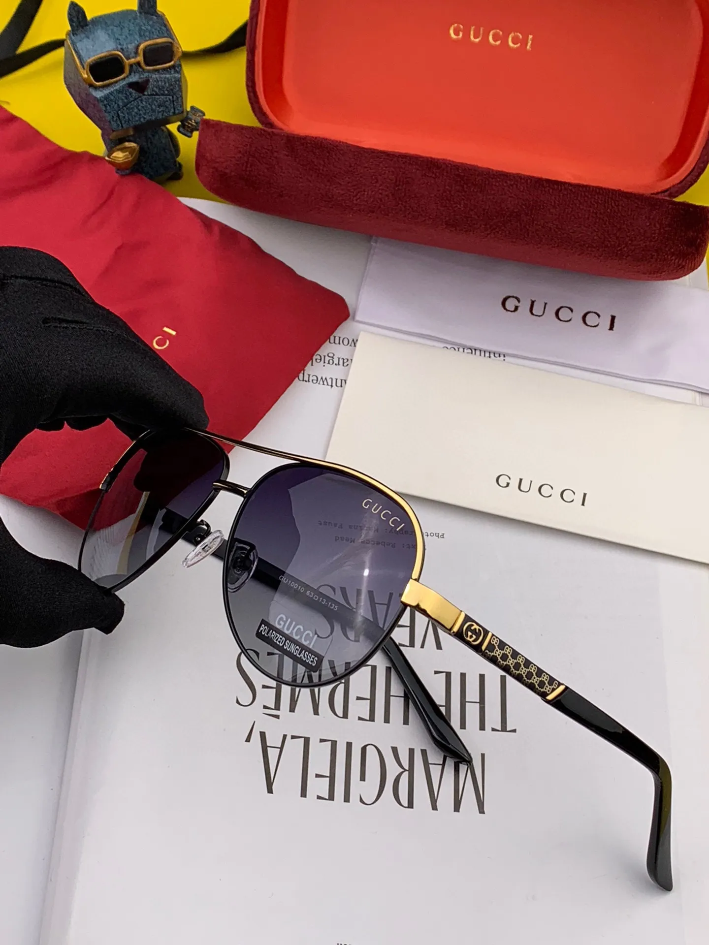Gucci Ace Sunglasses [iLllHg] view 6