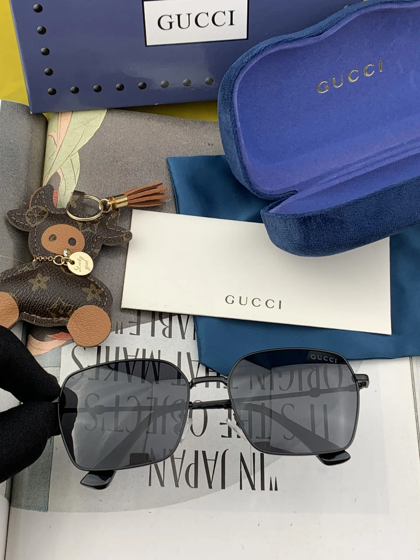 Gucci Ace Sunglasses [y-9glw] view 4