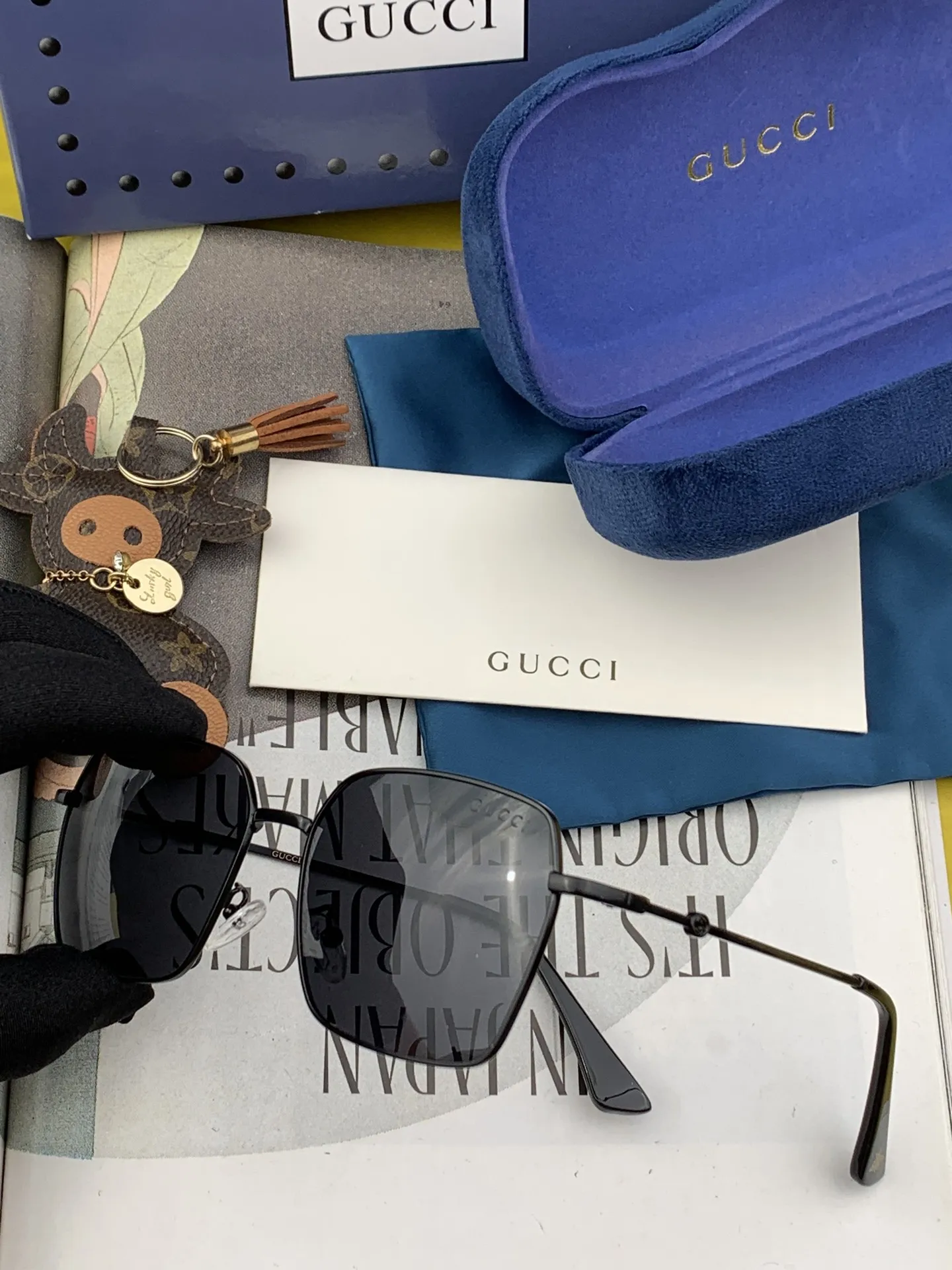 Gucci Ace Sunglasses [y-9glw] view 6