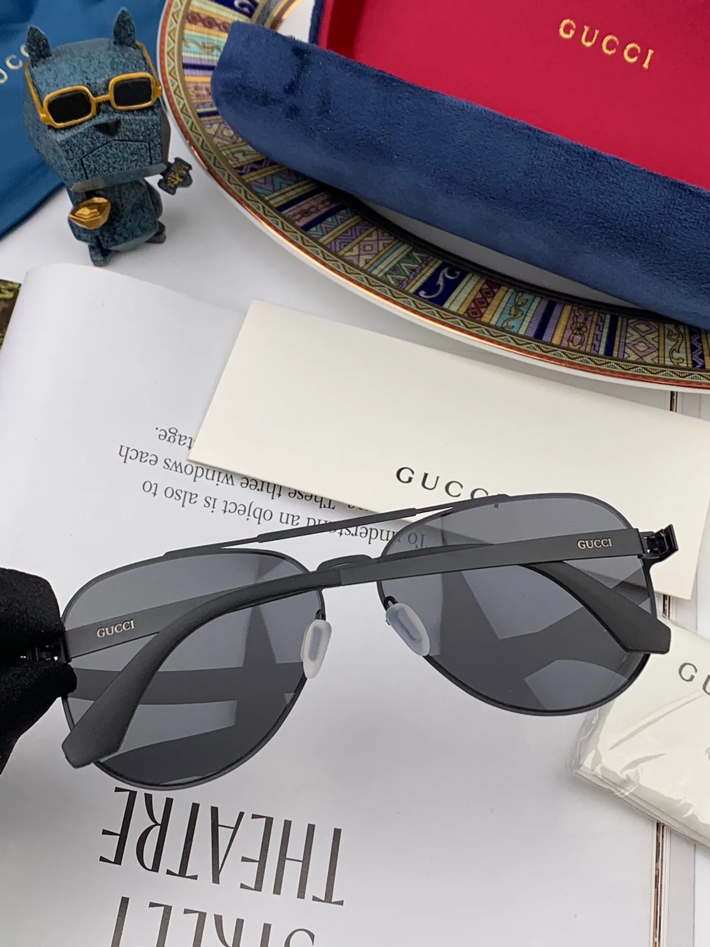 Gucci Ace Sunglasses Nylon [LARQZA] view 5