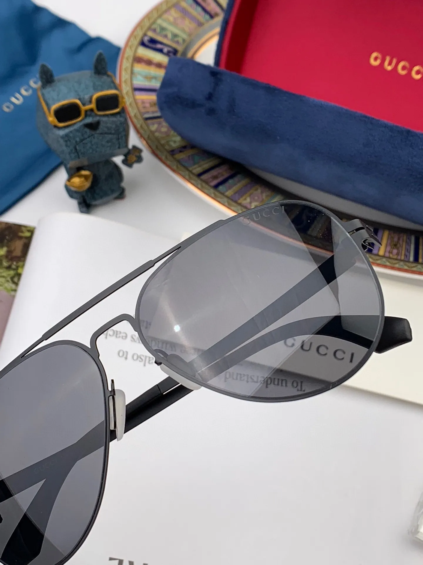 Gucci Ace Sunglasses Nylon [LARQZA] view 7