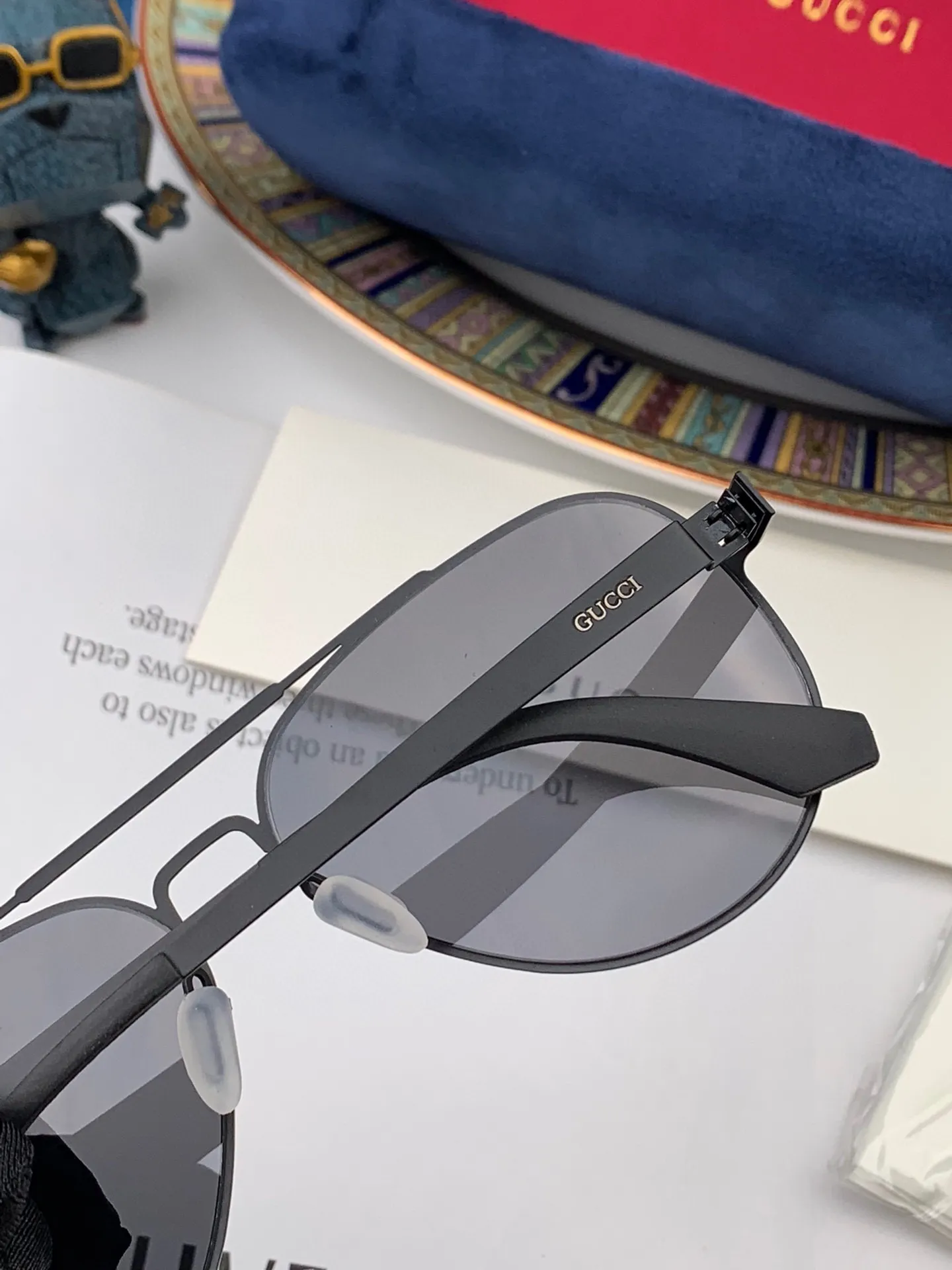 Gucci Ace Sunglasses Nylon [LARQZA] view 8