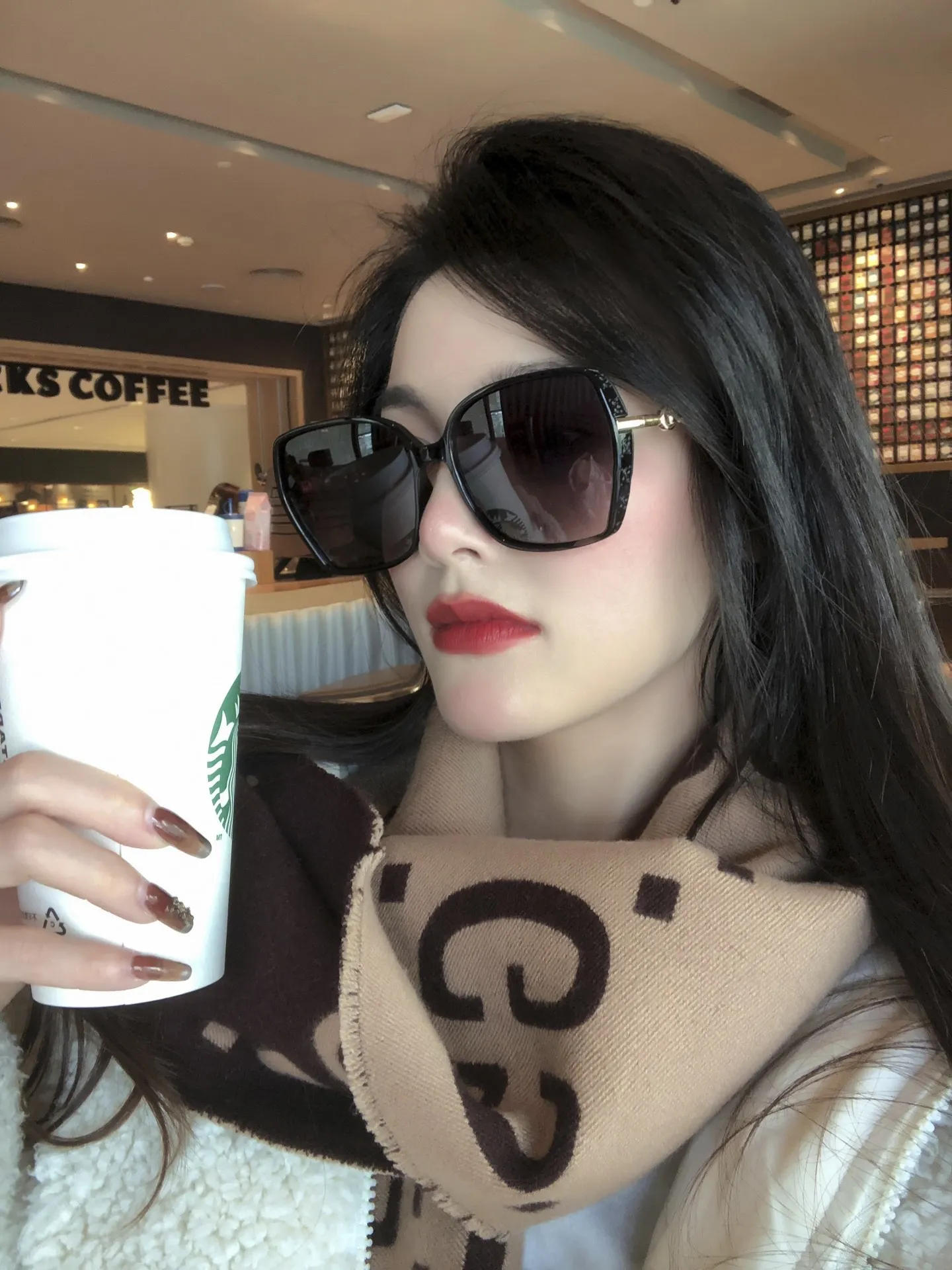 Gucci Ace Sunglasses Purple [c0XzDA] view 2