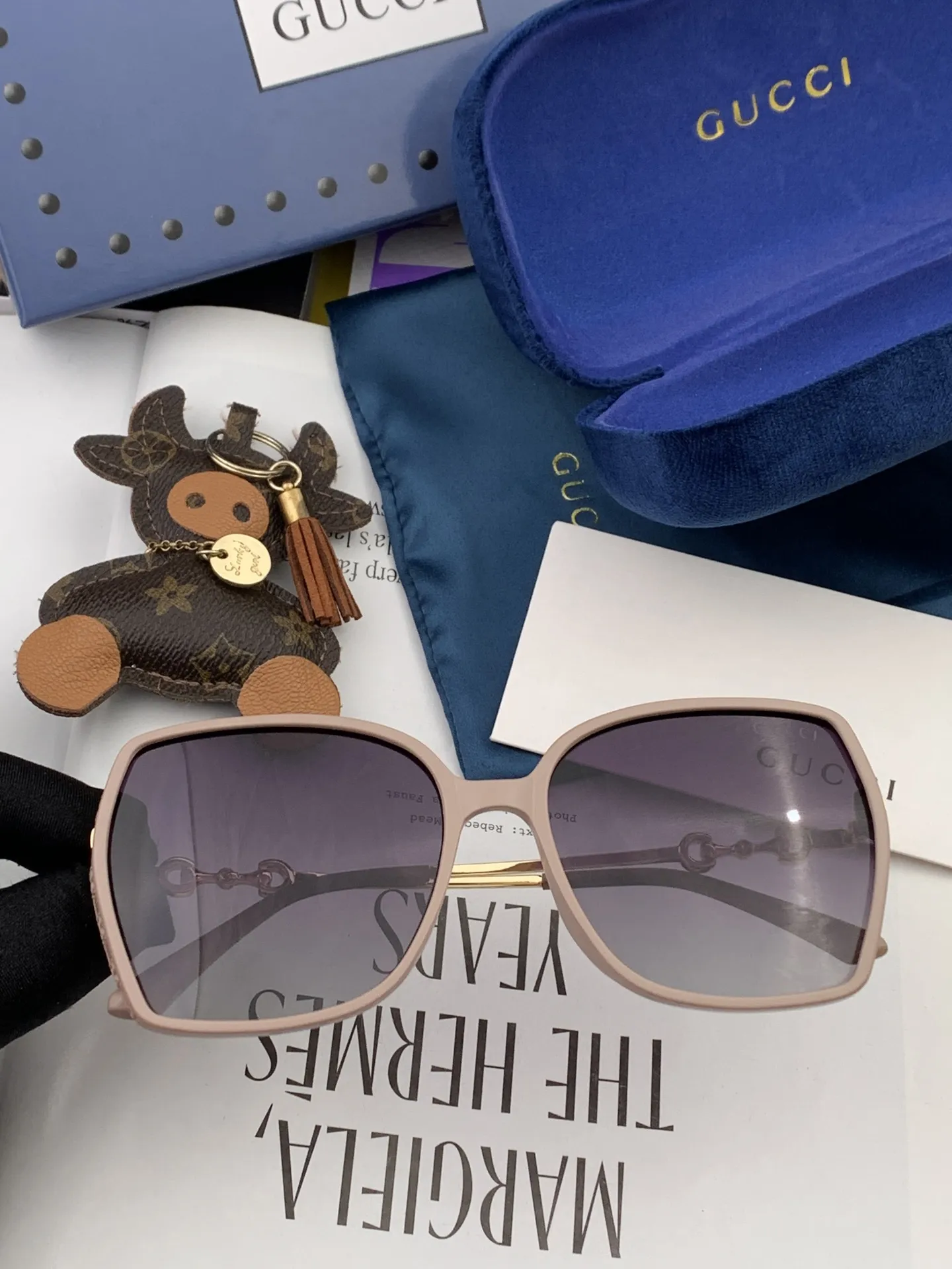 Gucci Ace Sunglasses Purple [c0XzDA] view 3