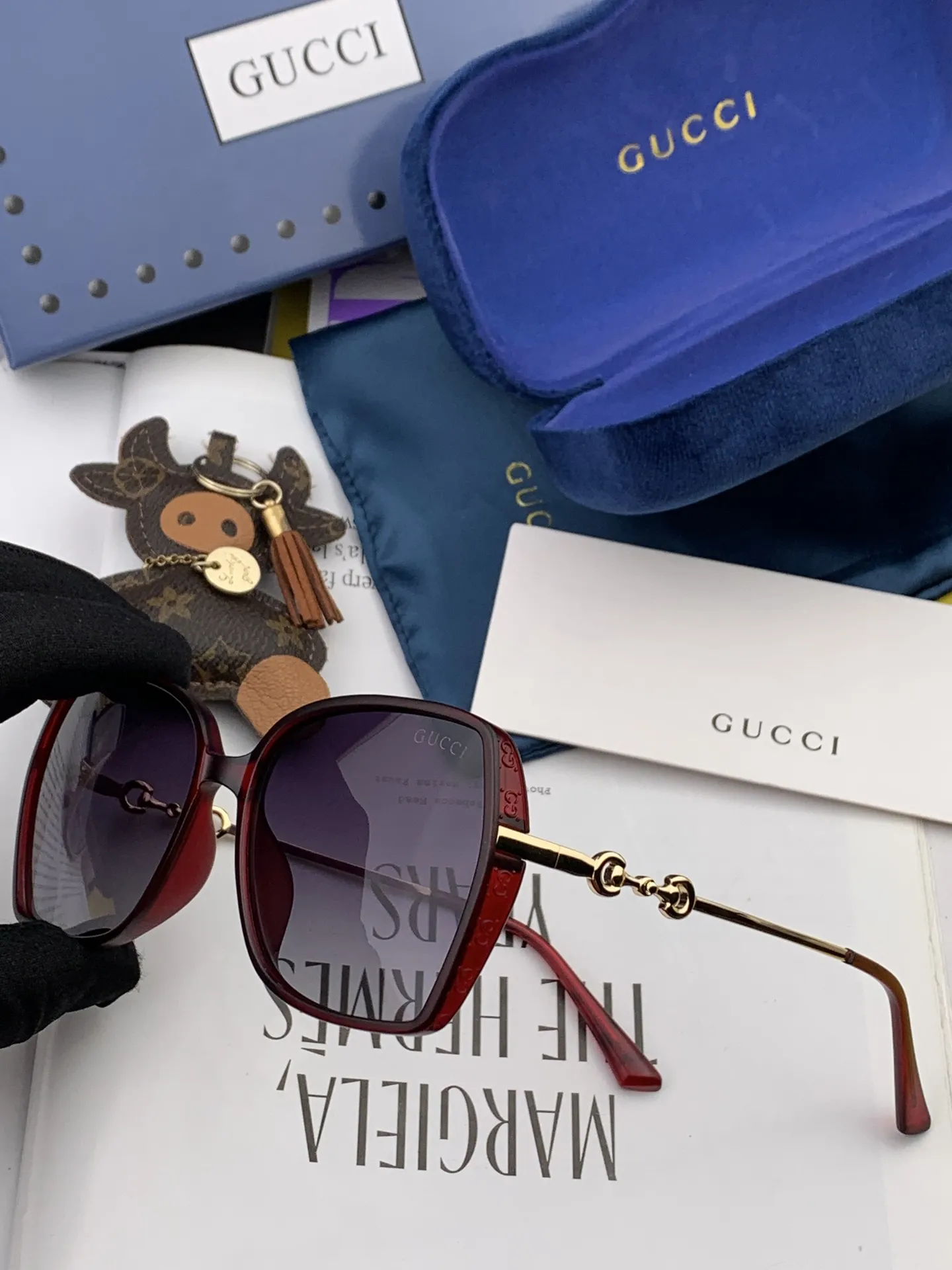 Gucci Ace Sunglasses Purple [c0XzDA] view 8