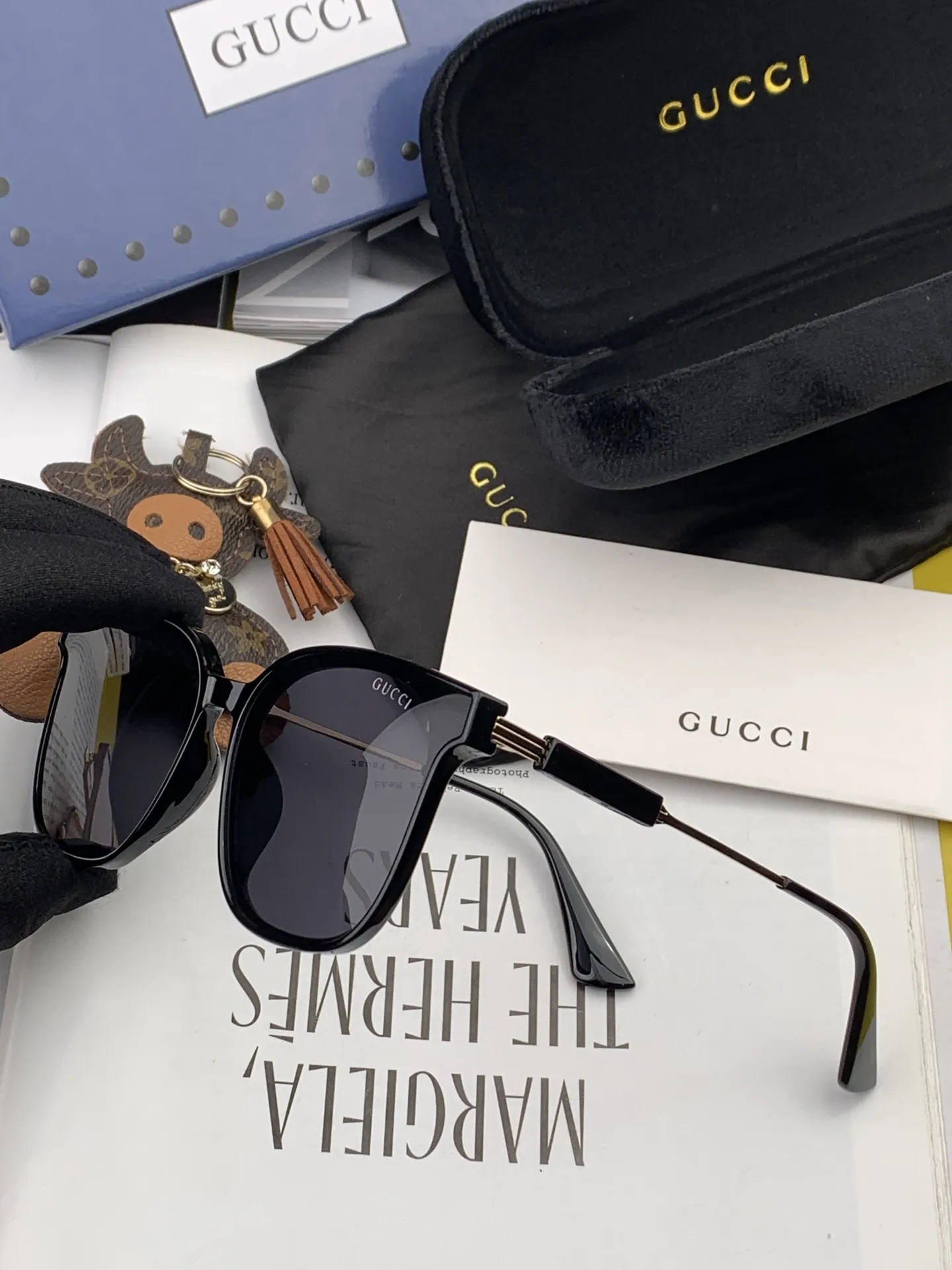 Gucci Ace Sunglasses Red view 7