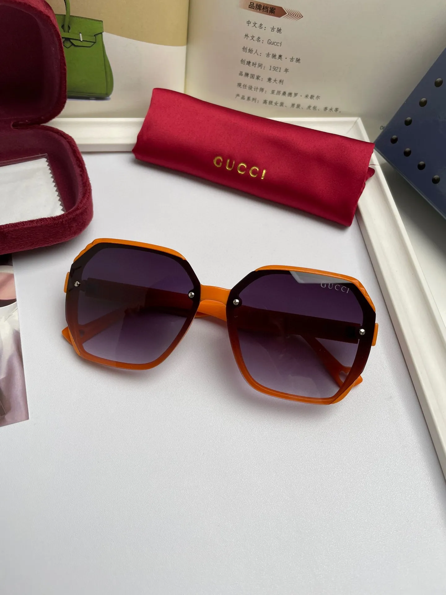 Gucci Ace Sunglasses view 7