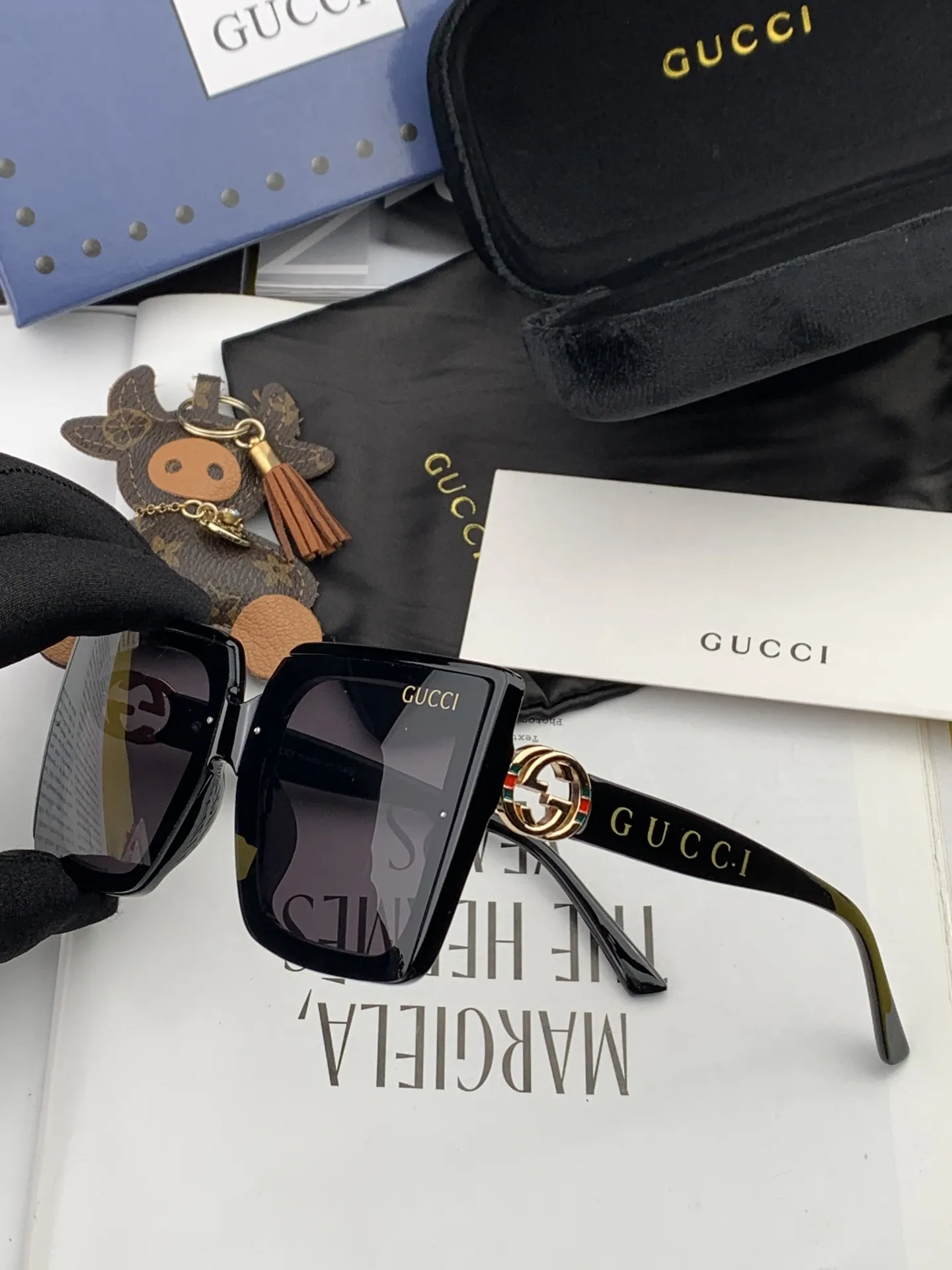 Gucci Ava Sunglasses [4x1nkg] view 7