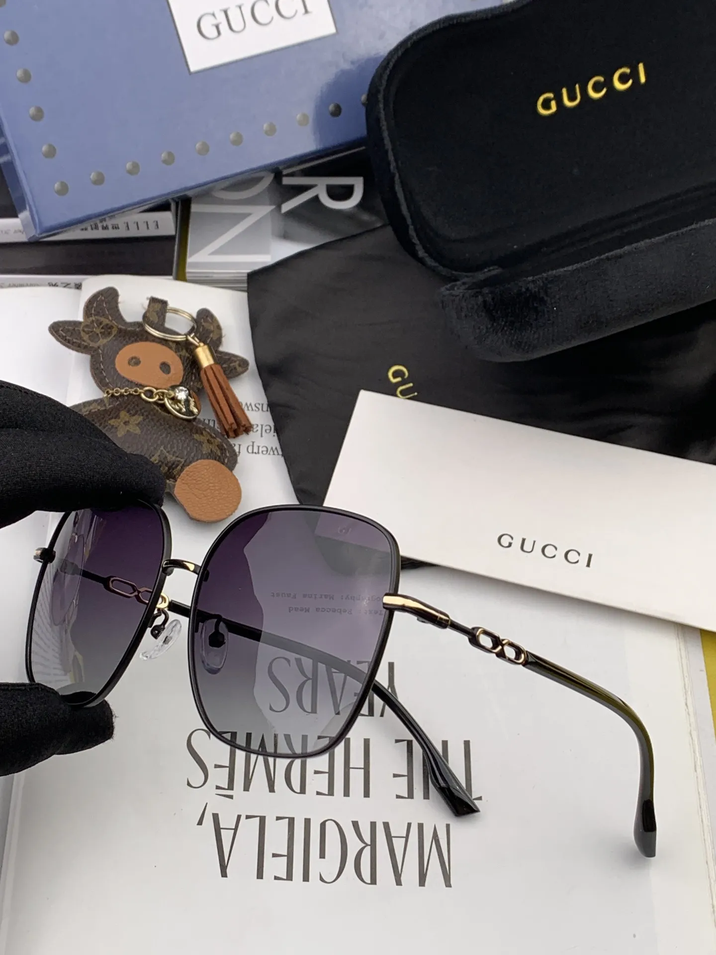 Gucci Ava Sunglasses [UY9-aw] view 7