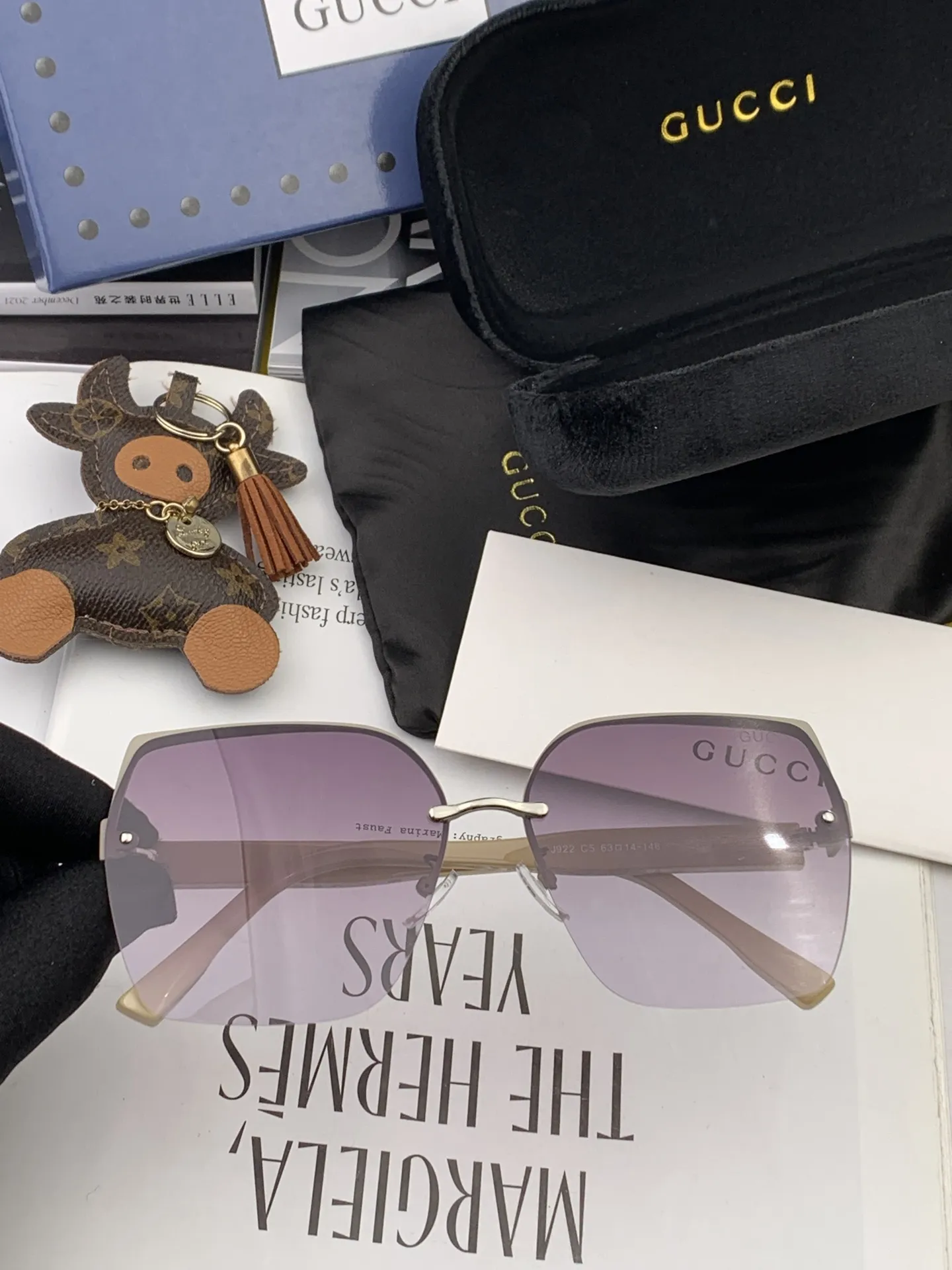 Gucci Ava Sunglasses [hmpnjA] view 3