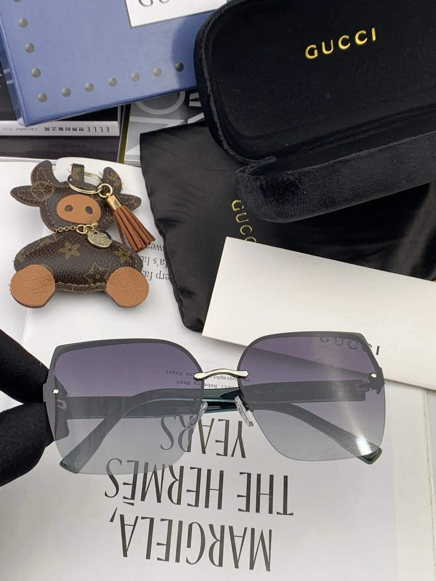 Gucci Ava Sunglasses [hmpnjA] view 5