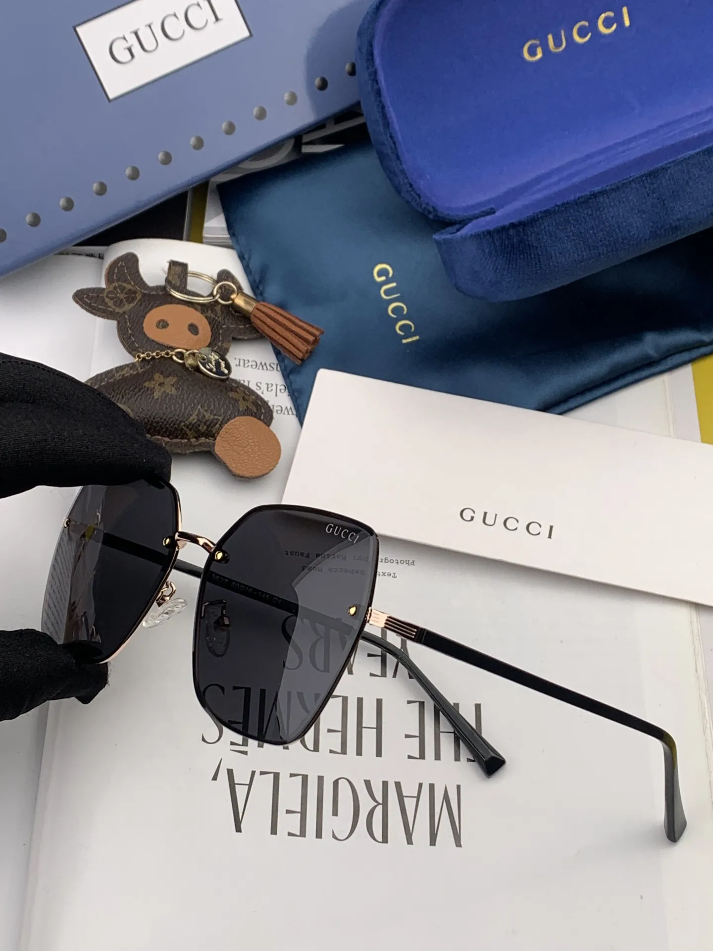 Gucci Ava Sunglasses view 7