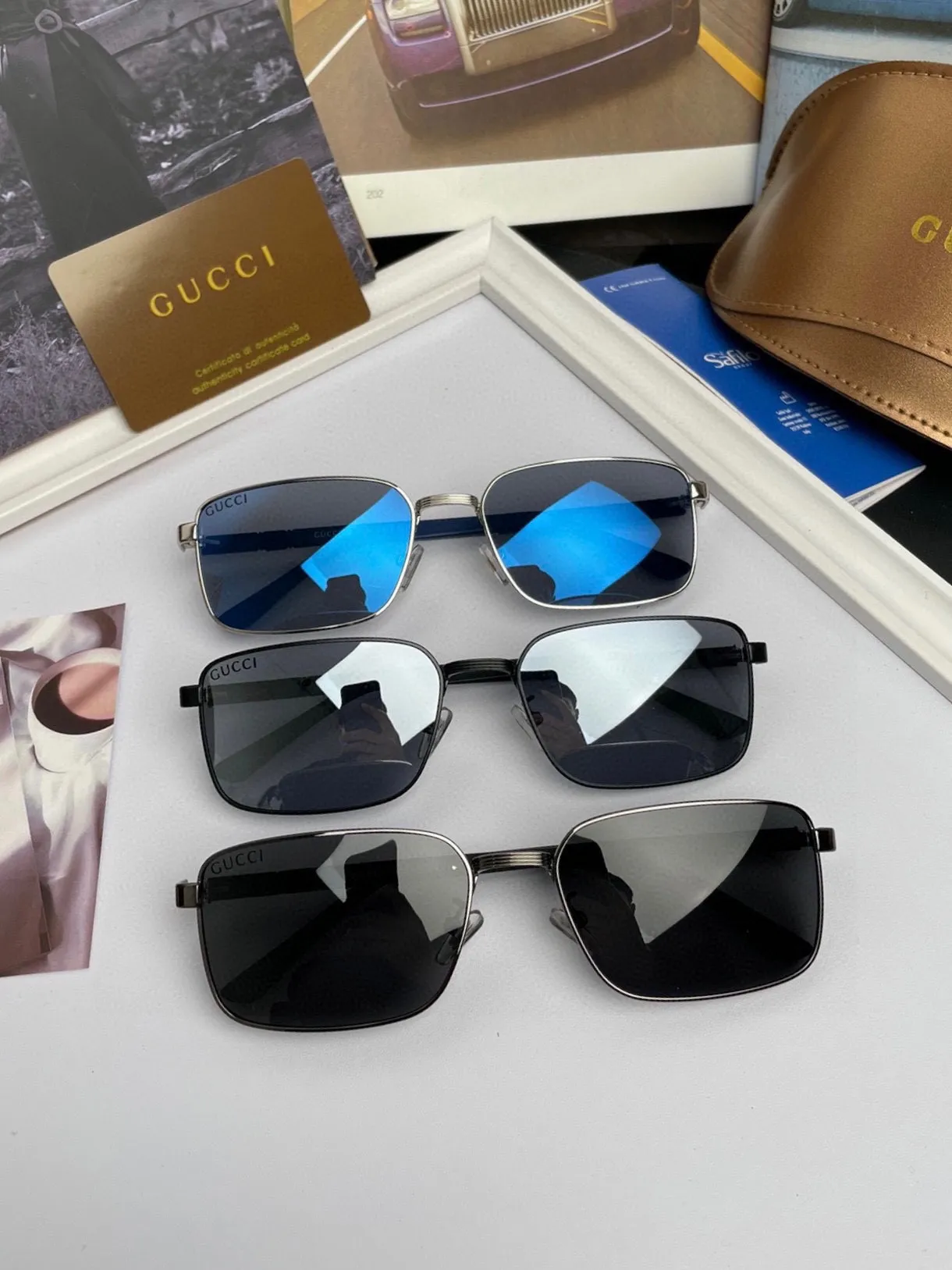 Gucci Boy Sunglasses [1Q-RVw] view 4