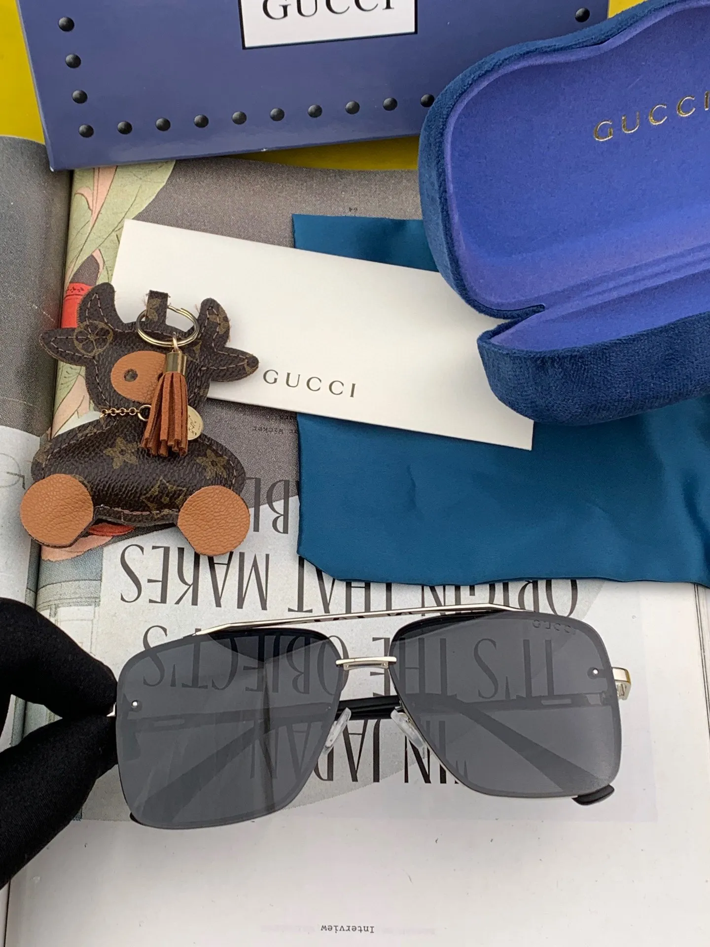 Gucci FF Sunglasses [5X2kGQ] view 3