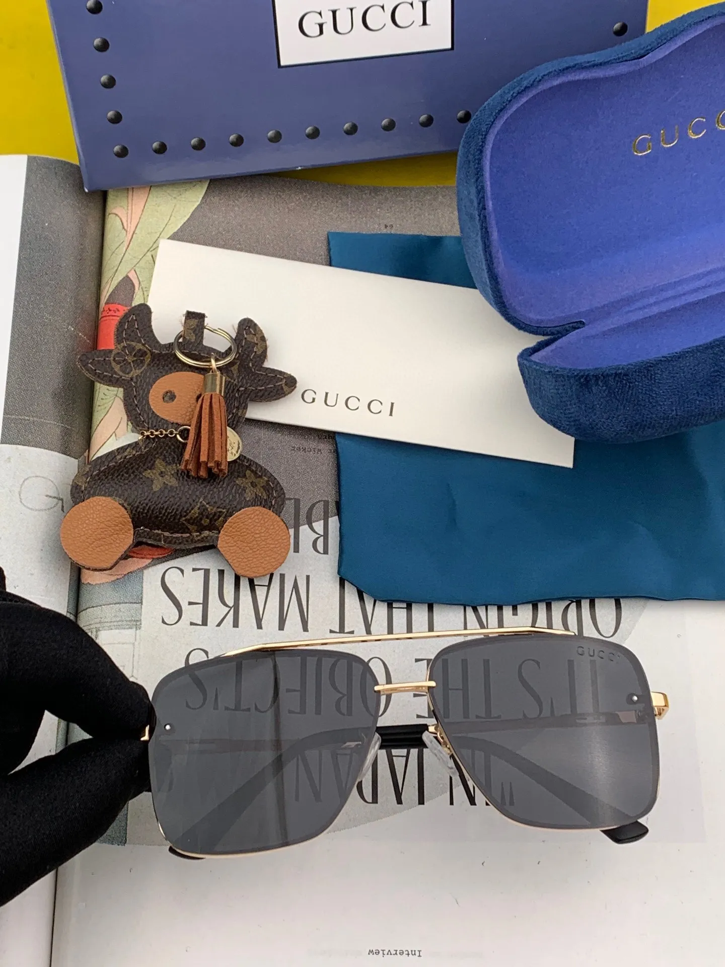 Gucci FF Sunglasses [5X2kGQ] view 4