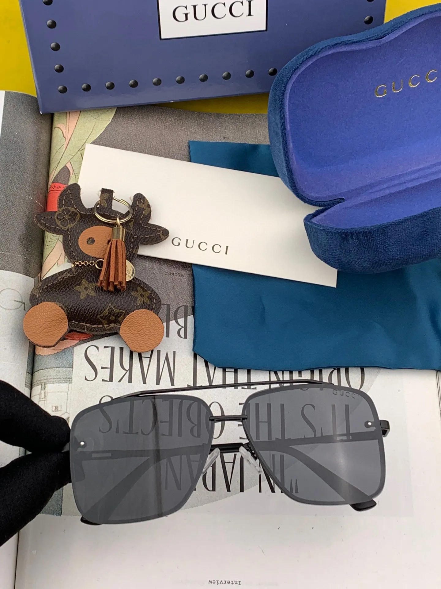 Gucci FF Sunglasses [5X2kGQ] view 6