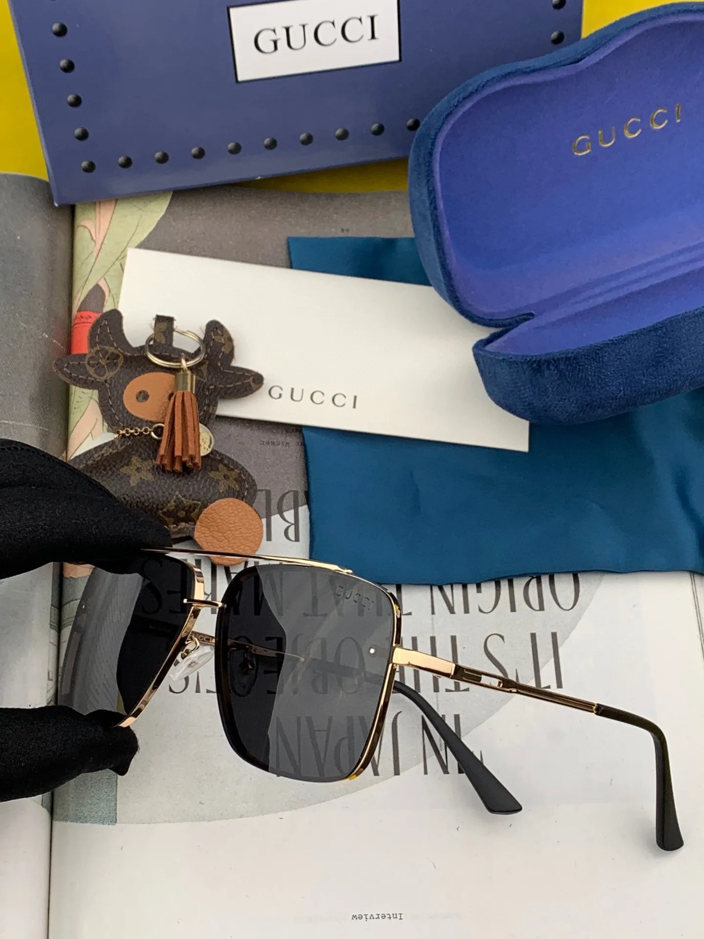Gucci FF Sunglasses [5X2kGQ] view 7