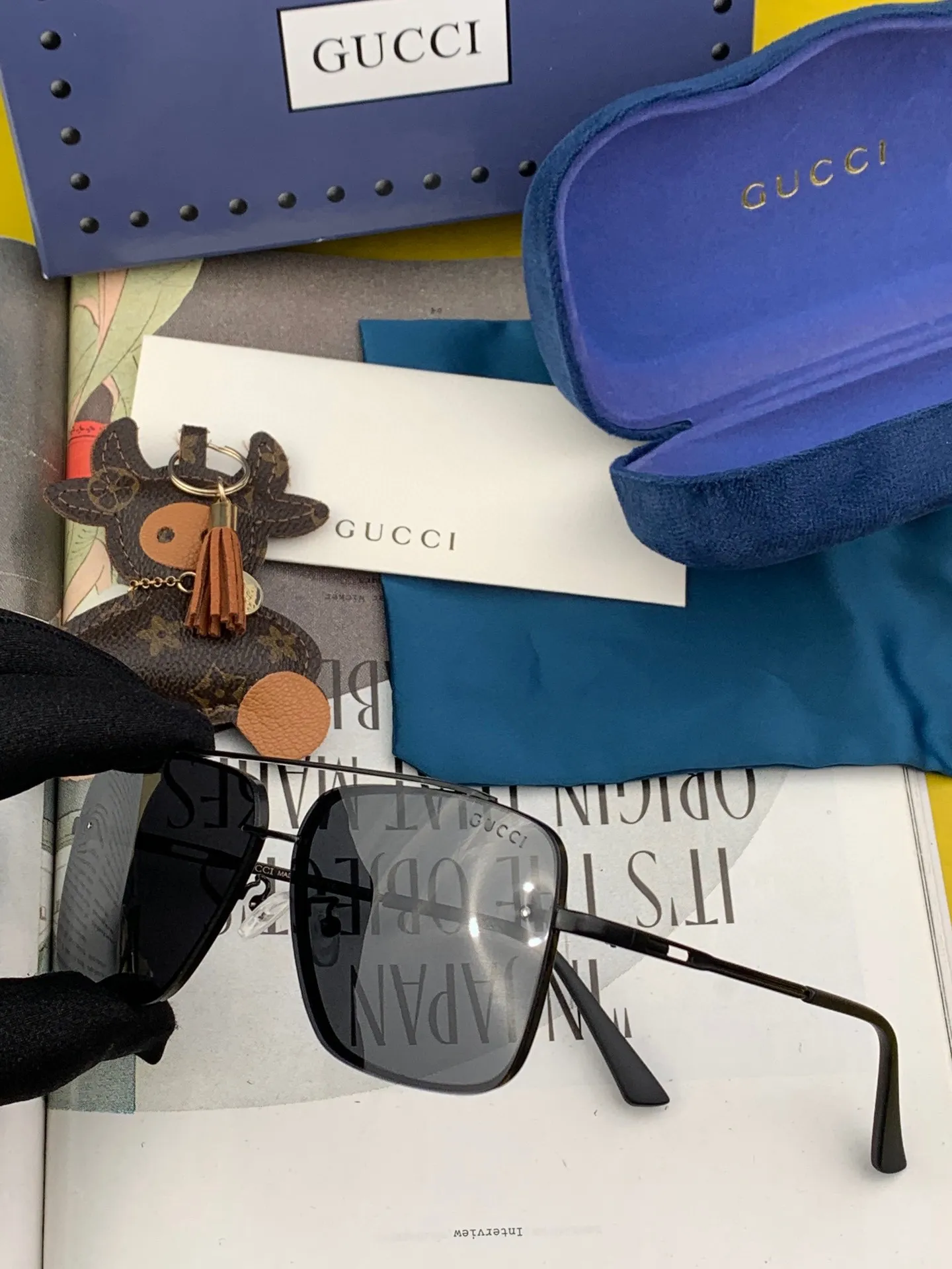 Gucci FF Sunglasses [5X2kGQ] view 8