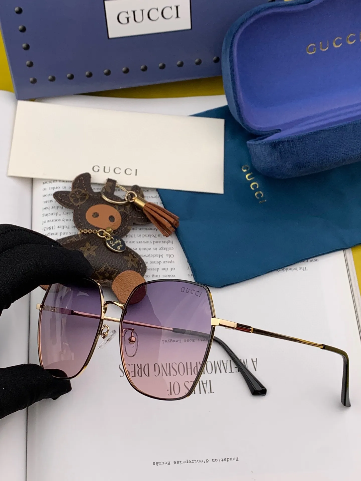Gucci FF Sunglasses [cTyEIA] view 6